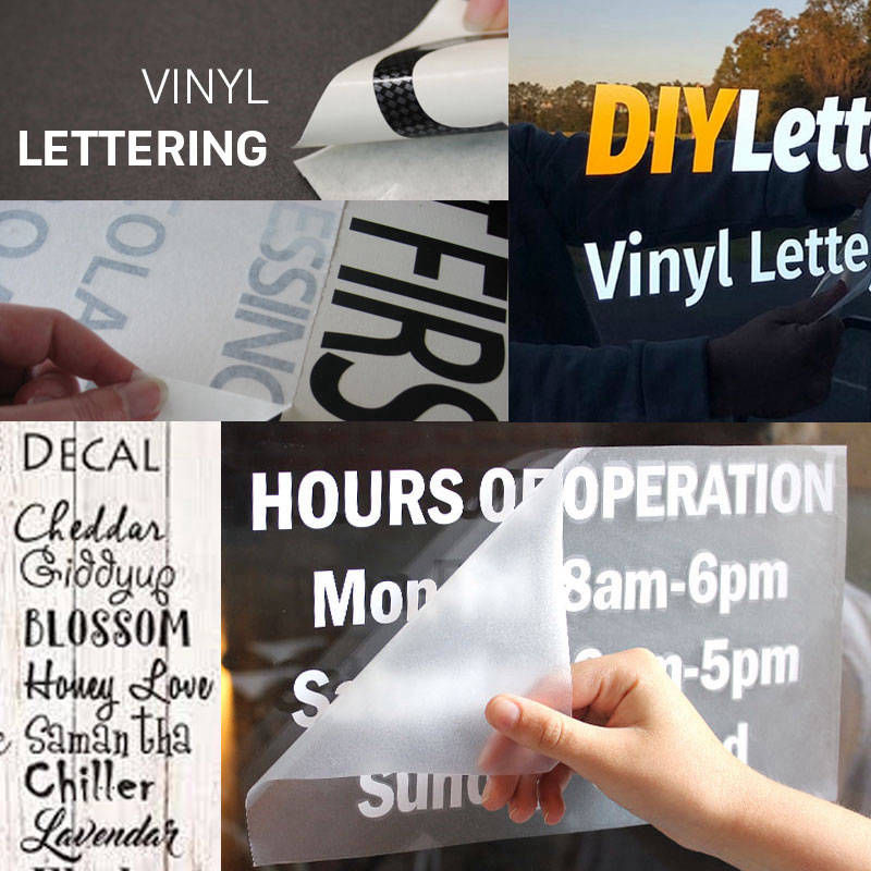 Vinyl Lettering for Windows, Cars, Walls or any other application Custom Made Vinyl Lettering